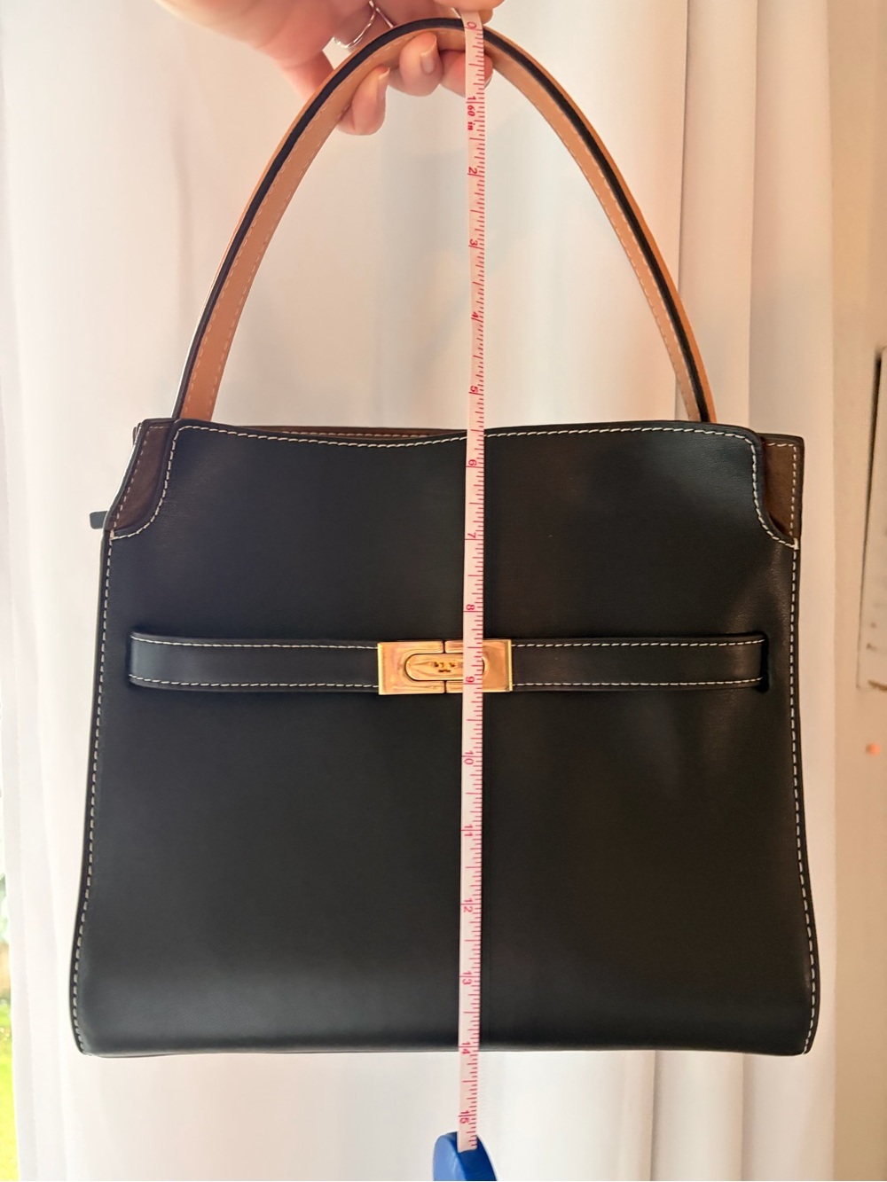 Tory Burch Lee Radziwill Small Double Shoulder Bag - Picture 10 of 15